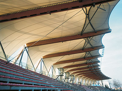 Beschichtete Gewebe – Fußballstadien