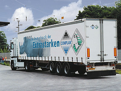 Truck tarpaulins - Example 1