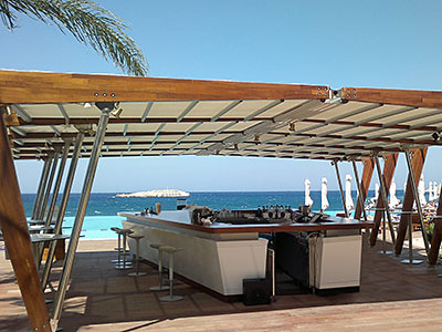 Sun protection, PVC-awnings, pergolas