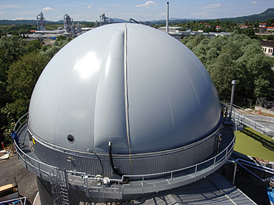 Double membrane gas holders - Example 3
